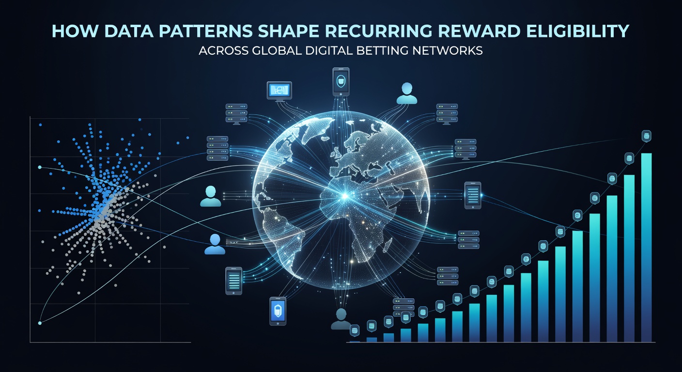 Global digital betting networks analyzing player data patterns for reward eligibility