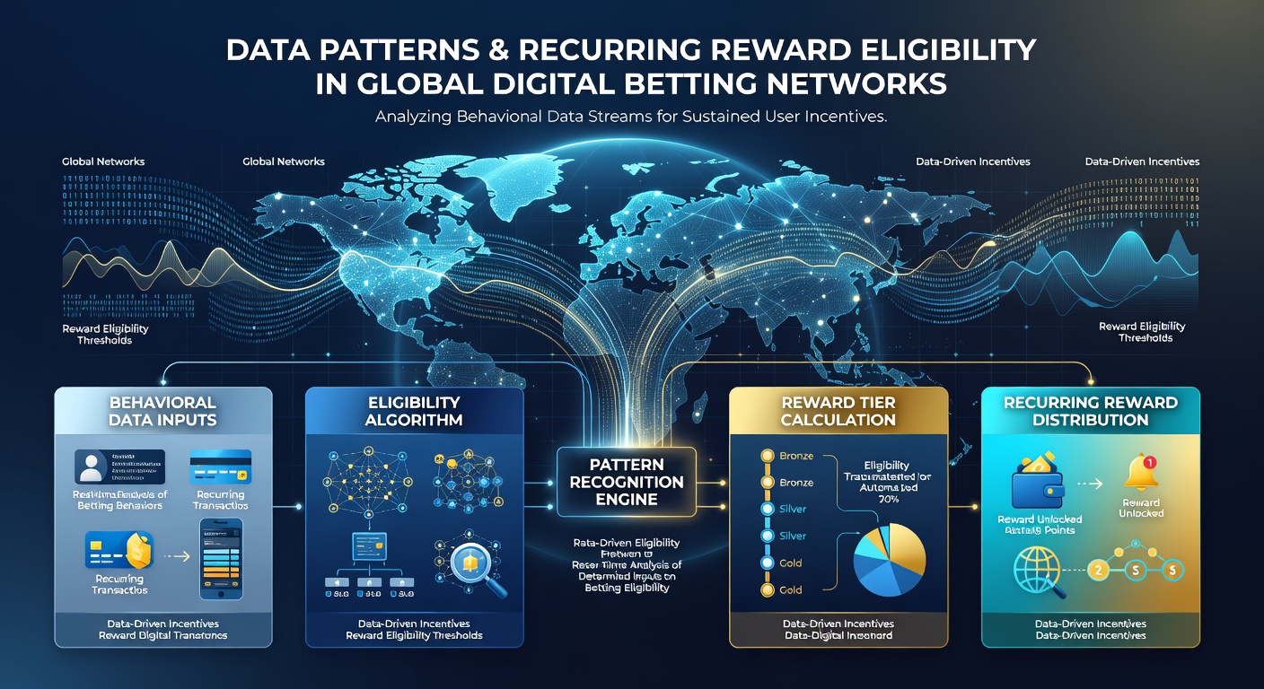 Analytics dashboard showing recurring reward eligibility based on betting data patterns