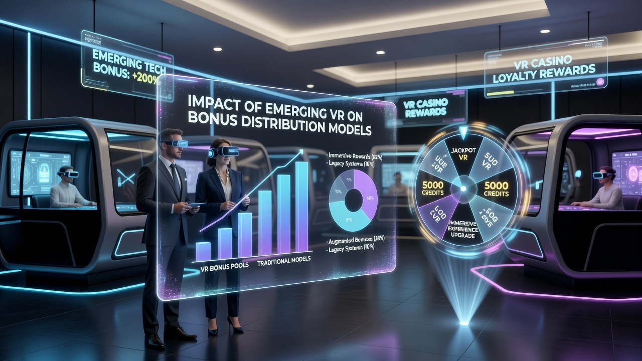 Players engaging in VR casino sessions with overlaid bonus indicators and spatial reward zones